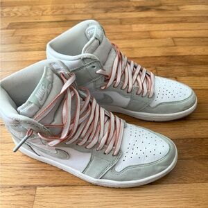 Sage green air jordans